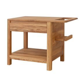 Újságtartó kisasztal tölgyfa - Gialo