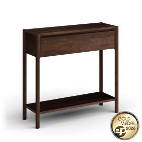 Konzol asztal fiókkal, tölgyfa, tabacco szín - Campi