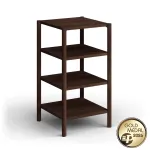 Könyvespolc, közepes, tölgyfa, tabacco szín - Campi