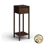 Kisasztal fiókkal, magas, tabacco szín - Campi