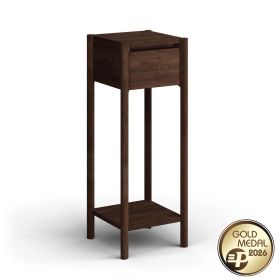 Kisasztal fiókkal, magas, tabacco szín - Campi