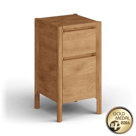 Szekrény fiókkal, alacsony, tölgyfa - Campi