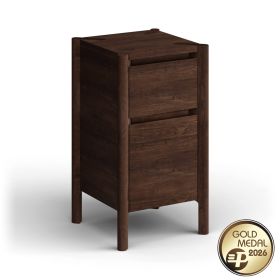 Szekrény fiókkal, alacsony, tabacco szín - Campi