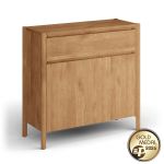 Cipősszekrény, alacsony, tölgyfa - Campi