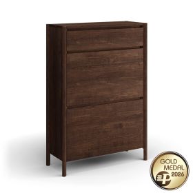 Cipősszekrény, magas, tabacco szín - Campi