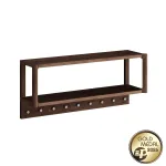 Fogas, fali, széles, tabacco szín - Campi