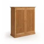 Alacsony ruhásszekrény, tömör fenyő, tölgyfa szín - Rosella