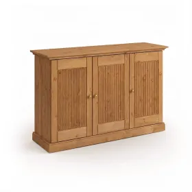 Komód, tömör fenyő, tölgyfa szín - Rosella