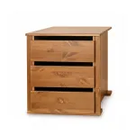 Szekrénymodul, tömör fenyő, keskeny, tölgyfa szín - Rosella