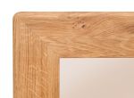 Zrkadlo malé, dub, farba prírodný dub, séria Gialo, rozmer 100 x 70 cm