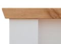 Konferenčný stolík malý, borovica, farba biela - dub, séria Marone